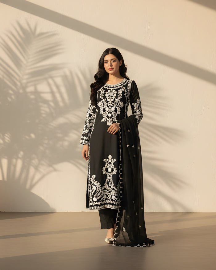 RTS | EMBROIDERED LAWN & COTTON NET