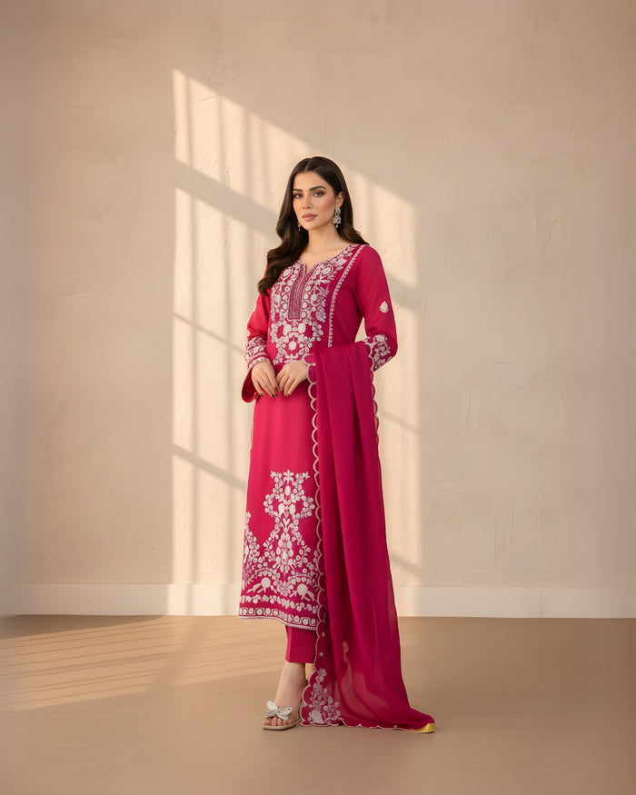 RTS | EMBROIDERED LAWN & COTTON NET