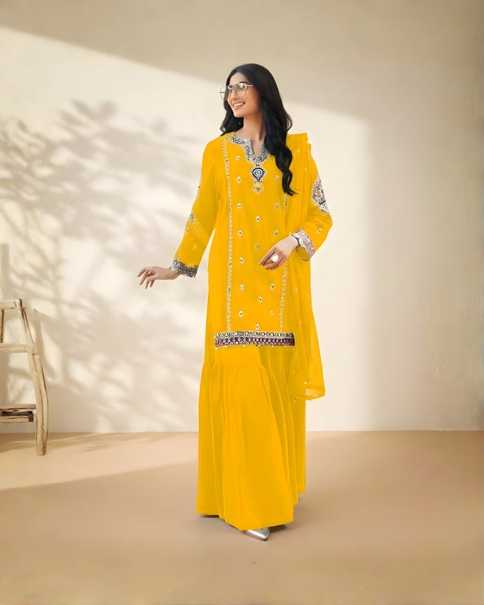 RTS | LUXURY EMBROIDERED 2PC CO-ORD SET