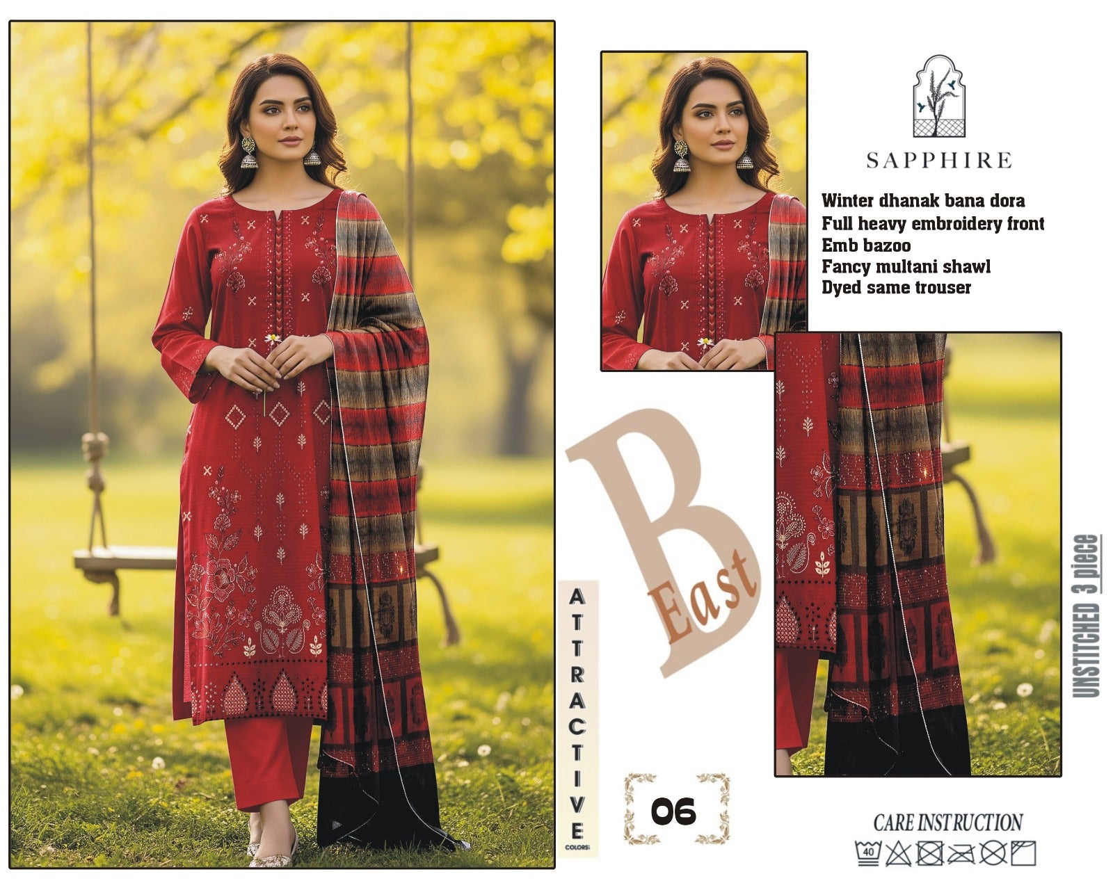 Dhanak Bana Dora 3PC - DBD 02