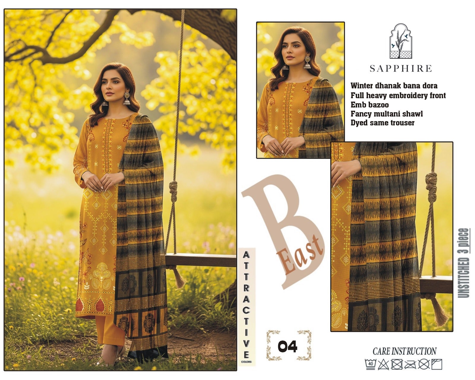 Dhanak Bana Dora 3PC - DBD 04