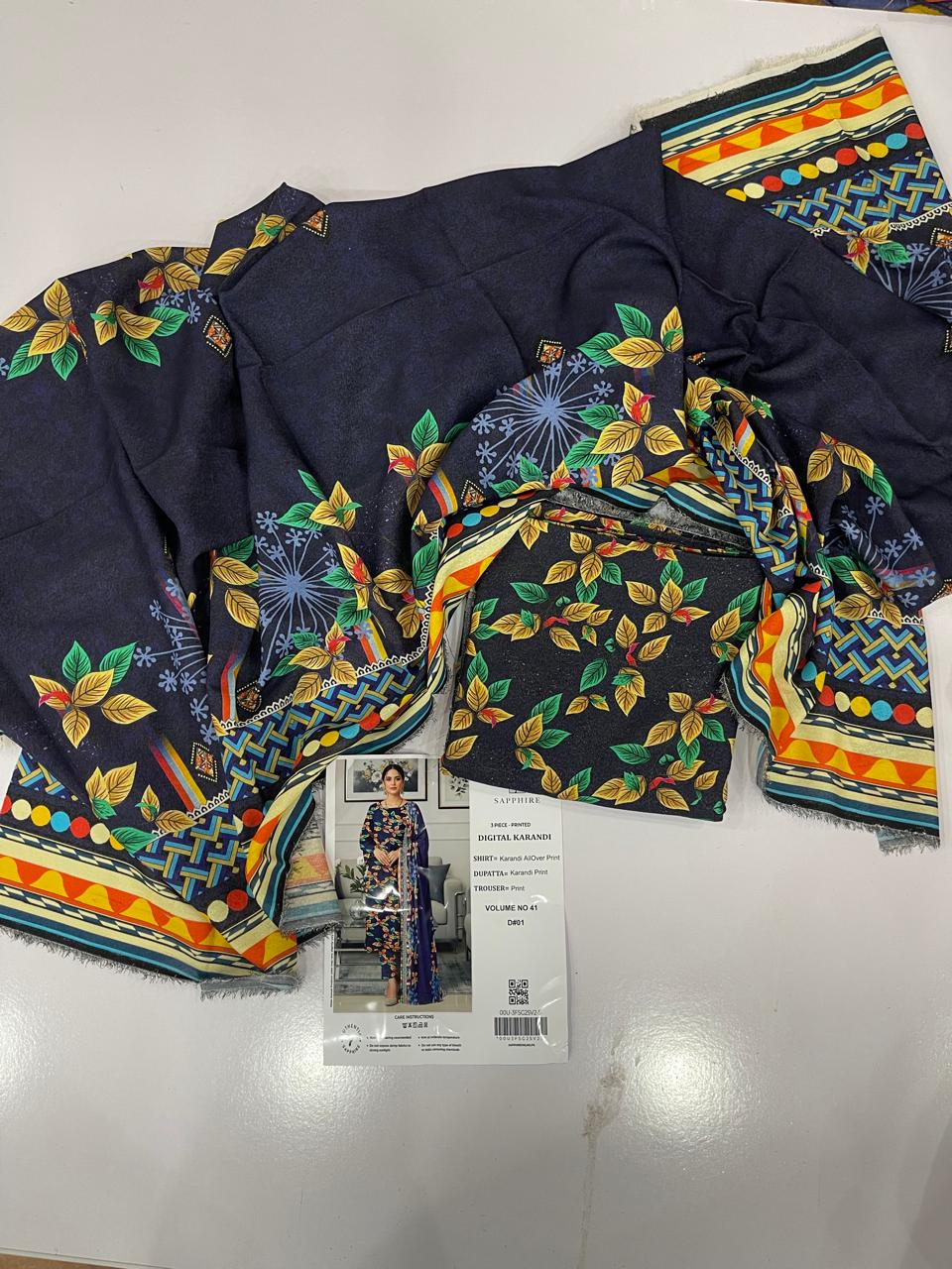 Digital Karandi All Over Print 3PC - DK 6