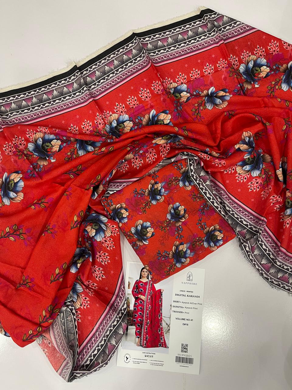 Digital Karandi All Over Print 3PC - DK 3