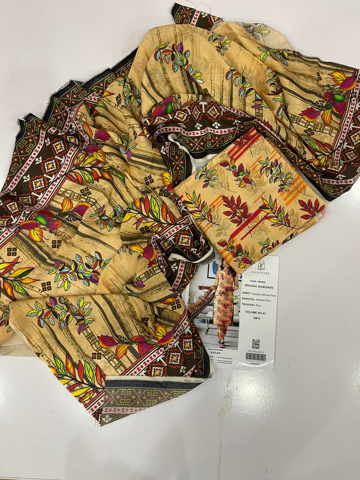 Digital Karandi All Over Print 3PC - DK 25