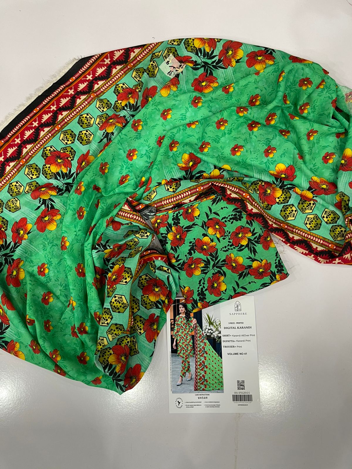 Digital Karandi All Over Print 3PC - DK 27